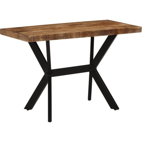 Tavolo da Pranzo 110x55x75 cm in Legno Massello di Mango vidaXL (1/5)