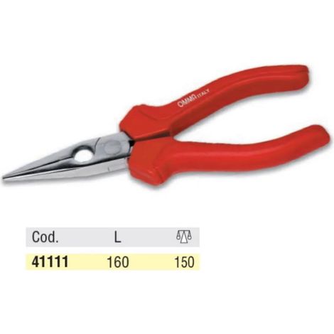 PINZA OMMA BECCHI 1/2 TONDI DIRITTI MM.160