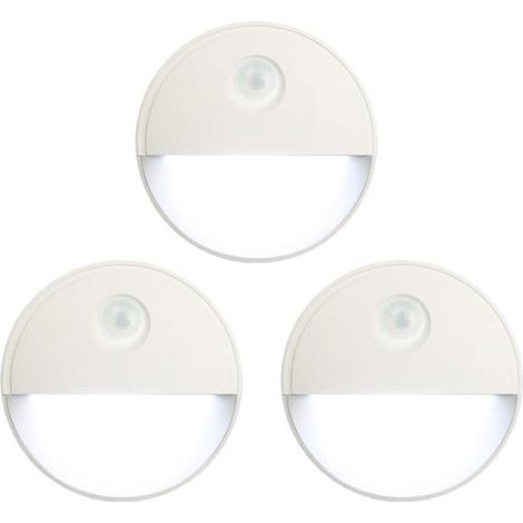 Set aus drei Sensorlampen für den Innenbereich, blendfrei, batteriebetrieben, kabelloses magnetisches Nachtlicht (1/5)