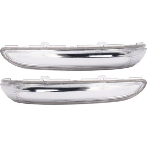 par de cubiertas de intermitentes de espejo, 9814464680 Lente de lámpara indicadora de espejo de repuesto para Peugeot 208 2012-2019, lente duradera y (1/5)
