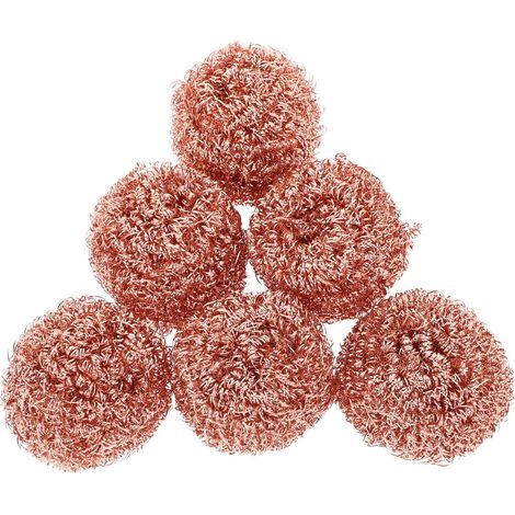 Lot de 6 boules de nettoyage pour fer souder en fil de laiton (1/5)
