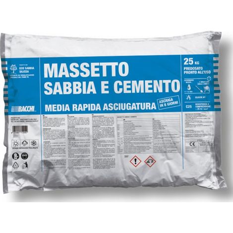Massetto sabbia e cemento Kg. 25