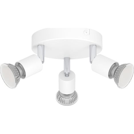 Plafonnier Stecci-E, lampe de plafond à 3 spots, éclairage pour (1/5)