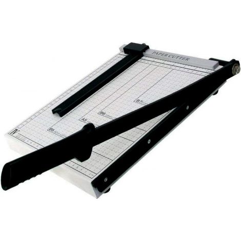 TAGLIERINA CUTTER PROFESSIONALE GHIGLIOTTINA CARTA FOGLI A4 A5 LAMA PRECISIONE