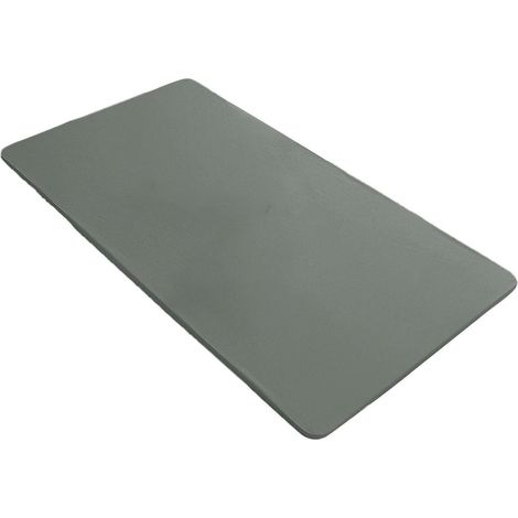 Elastische Tischdecke PU-Leder 60x120 cm Dunkelgrün Wasserdicht Ölbeständig