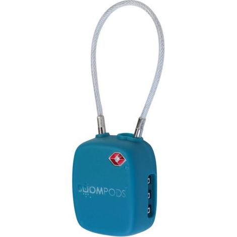 Boompods LOCK TSA Bag Tracker Ocean Blue (1/4)