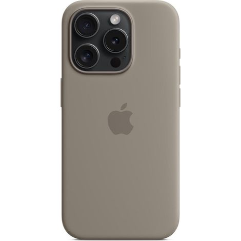 Kompatibel mit iPhone 15 Pro Max Hülle, magnetische Silikon-Handyhülle, kompatibel mit MagSafe, Grau (1/3)