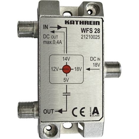 Decodificador kathrein wfs 28 frecuencia 5-2150 MHz doble conector F