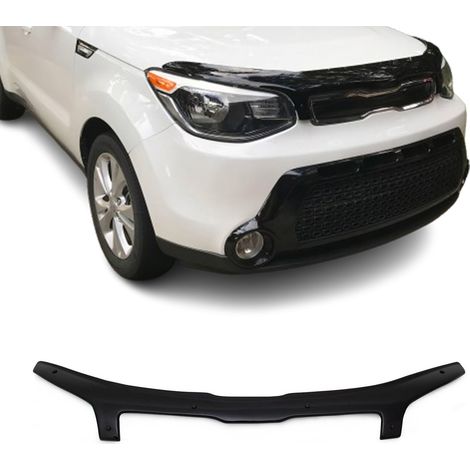 Déflecteur de Capot Compatible avec Kia Soul 2014-2019 en Acrylique Noir (1/5)
