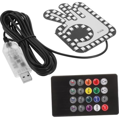 TOYANDONA Lampe LED USB pour Voiture Lumière de Doigt (1/5)