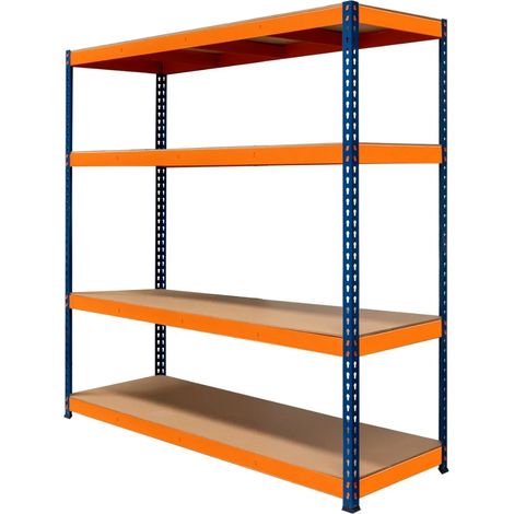 S-Rax 4 Shelf Racking - 180cm x 180cm x 60cm