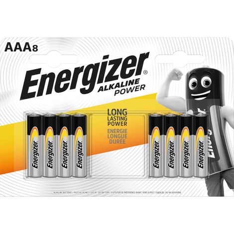Energizer PILA ALCALINA SERIE ALKALINE POWER MINISTILO 1,5V 8 PZ. 12.00 confezioni