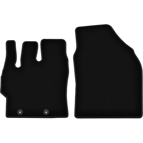 Tapis de sol avant BASIC en velours pour : Mazda 2 Hybrid hatchback (2022-)