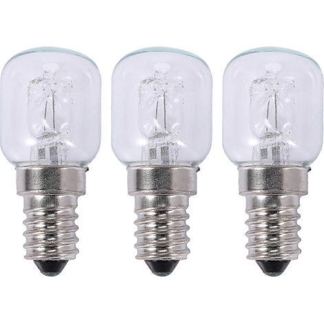 3 ampoules halogènes E14 haute température 500 degrés 25 W pour four à bulles 250 V Quartz