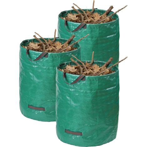 272-Liter-Gartenabfallsäcke (3er-Pack), geeignet für Grünabfälle (1/5)