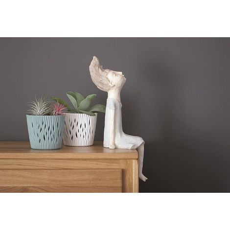 Pot de fleurs rond Sandy DSR190 anthracite Prosperplast