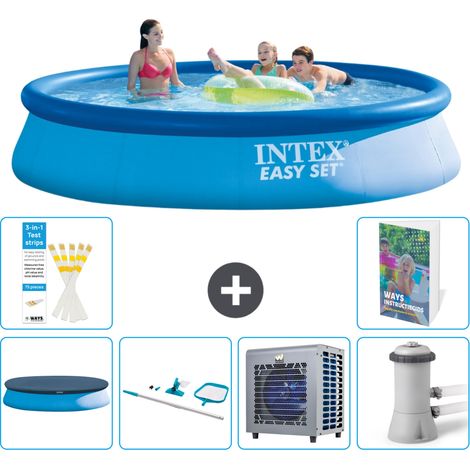 Intex Piscina Easy Set Rotonda - 396x84 cm - 7-pezzi S109 (1/5)