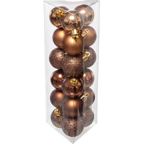 Set di 18 palline d.3cm bronzo - Atmosphera créateur d'intérieur