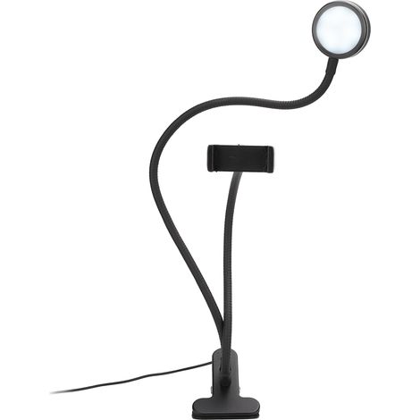 Lumière LED pliable à clipser, lampe tatouage haute luminosité réglable, lampe manucure noire à pince (1/5)