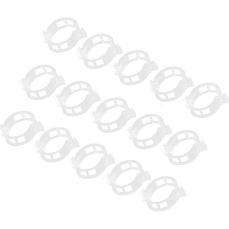 Clips de support pour tomates, crochets de support pour treillis, montants, 3,6 x 3 x 1 cm, 200 pièces (1/4)