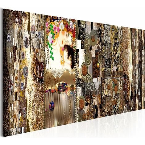 Tableau l'or de l'amour de la mère - 120 x 40 cm (1/4)