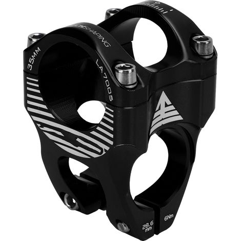 Potence de vélo en alliage d'aluminium 31,8 mm pour VTT, route et fixie - Noir (1/5)