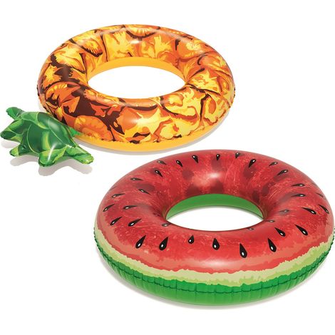Anello da nuoto a forma di frutta, 2 modelli, Bestway 36121 Ananas (1/5)