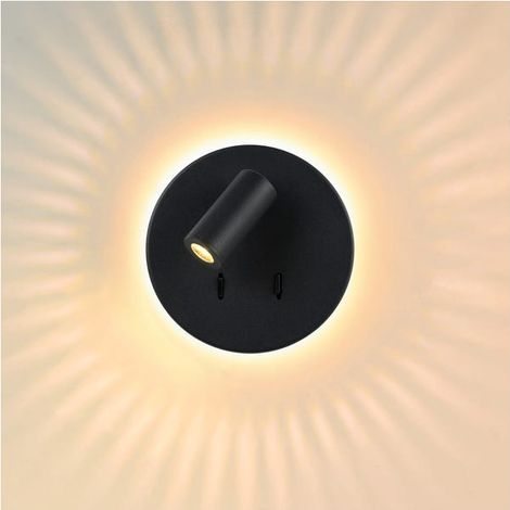 Applique a LED, nera (1/3)