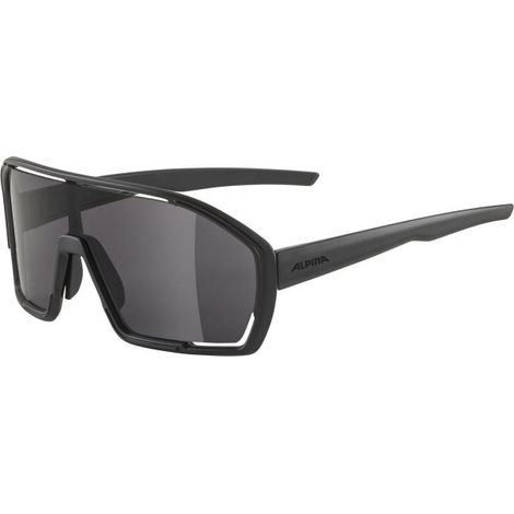 ALPINA BONFIRE Fahrradbrille Farbe ALL BLACK MATT Glas SCHWARZ Kat.3 FOGSTOP neu 2022 (1/3)