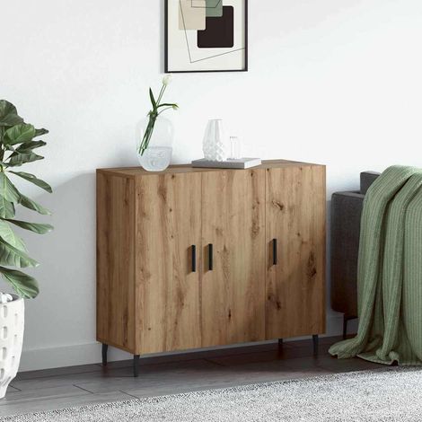 Sideboard Brown 90 x 34 x 80 cm Engineered wood vidaXL (1/5)