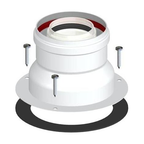 DÉPART VERTICAL COAXIAL M/F DN 60/100 PV6 Dimensions : Diam. 60/100