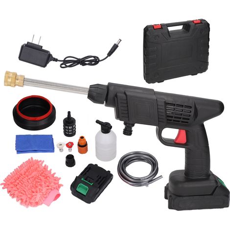 Pistolet nettoyeur haute pression 725PSI sans fil, machine de lavage électrique pour maison, prise US 100-240V, pulvérisateur portatif (1/5)