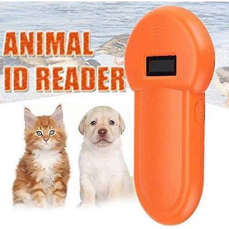Tierchip-Lesegerät, Hunde-Tierchip-Lesegerät, Handscanner für Mikrochips bei Tieren, Tier-ID-Lesegerät, mit eingebautem Summer und USB-Ladefunktion zur Haustieridentifizierung (1/3)