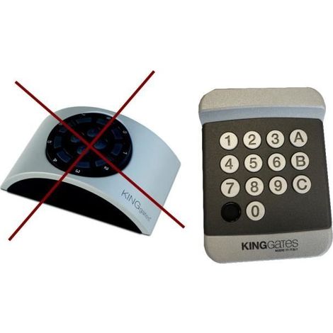 Clavier à code Novo Digy King Gates - 4 canaux - 433,92 MHz - Garantie 2 ans - IP 54