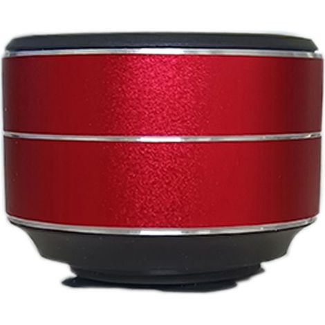 Rouge, mini haut-parleur Bluetooth TWS conduction sonore, portable, stéréo HiFi, boîtier métal, autonomie longue (1/5)