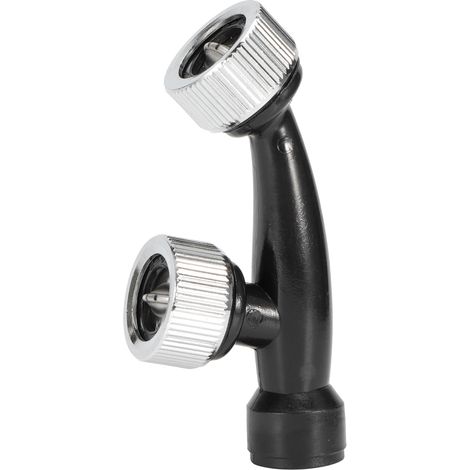 Raccord d'arrosage automatique à double buse de brumisation haute pression, filetage femelle G1/4", pour jardin. (1/5)