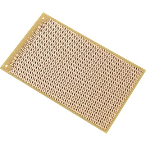 TRU COMPONENTS SU527466 Europlatine Hartpapier (L x B) 160 mm x 100 mm 35 µm Rastermaß 2.54 mm Inha (1/2)