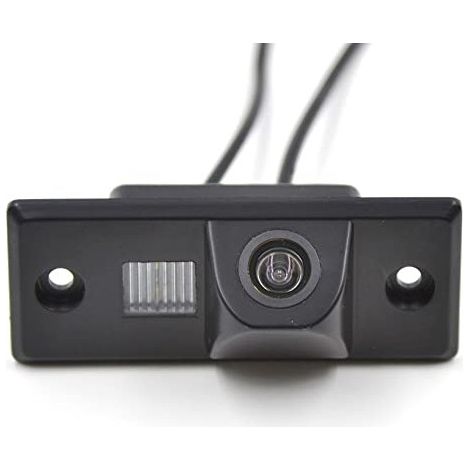 Caméra de recul filaire compatible avec VW POLO PASSAT CC TIGUAN GOLF TOUAREG - plaque immatriculation