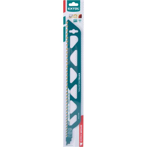 Lama per sega EXTOL con denti, 505 x 50 x 2,5 mm 8706304
