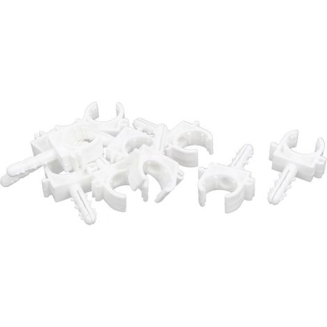 10 pièces 20mm Dia PPR Rohr Clip Schelle Armaturen Steckverbinder 38mm x 13mm 64mm (1/3)