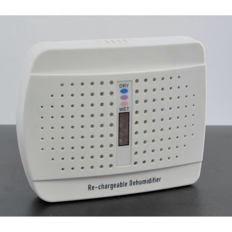 Petit déshumidificateur rechargeable, absorbeur d'humidité pour espaces clos, armoires, placards et salles de bain, mini déshumidificateurs renouvelables pour coffre-fort à armes, antirouille (1/5)