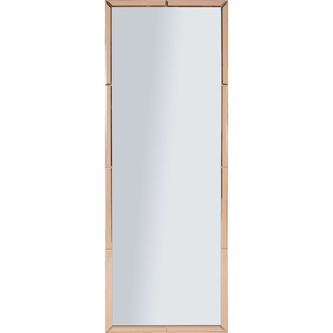 Spiegel Sibiu, rechteckig, Wandtyp, transparente Strukturfarbe, 55x150h cm, Gold