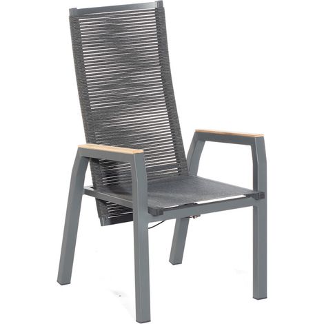 Sonnenpartner FUNCTION Relax-Dining-Sessel Gartenstuhl Loungestuhl anthrazit (1/4)