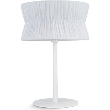 Table lamp CORA E27-Ø45 40W Bianco Ribbon wrapped white (1/2)
