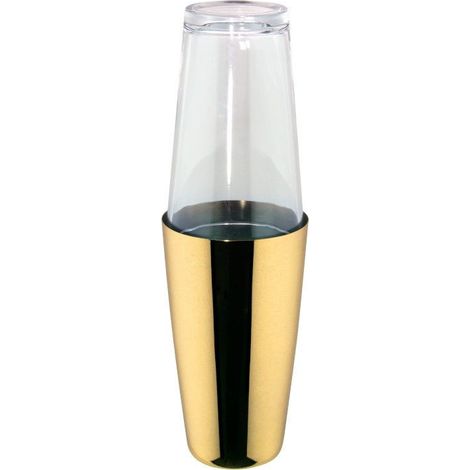 Ilsa Mixage shaker Boston gold acciaio 18/10 vetro 70 cl