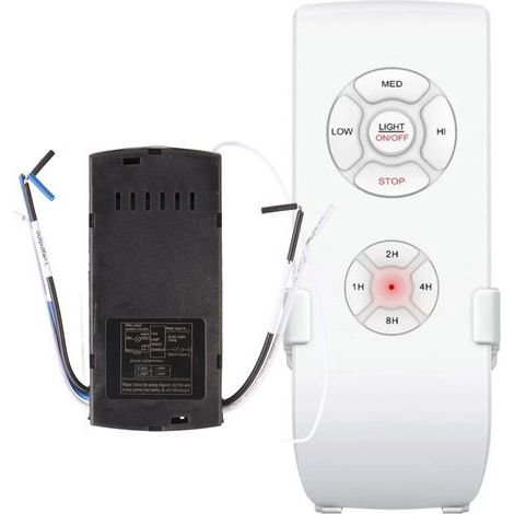 Télécommande universelle intelligente pour ventilateur de plafond avec lumière, compatible Hunter et Harbor Breeze, kit de commande à distance. (1/5)