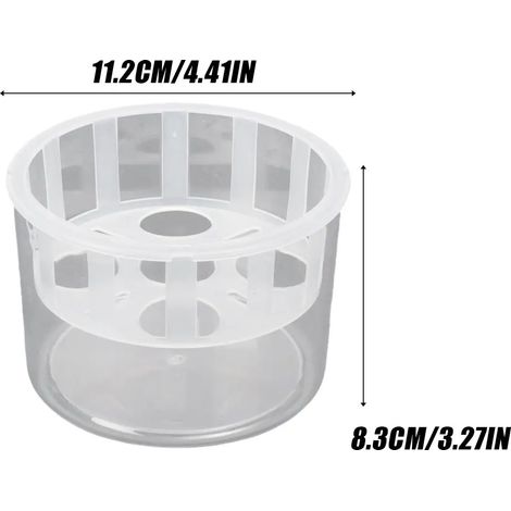 Pots hydroponiques à 6 compartiments pour tulipes, bulbes, paniers de support respirants en plastique, conteneurs de plantation de fleurs, pots de pépinière hors-sol pour jardinage (1/4)