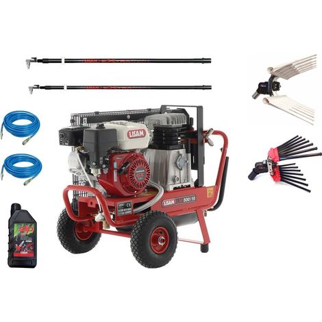 KIT HOBBY OPERATORI MOTOCOMPRESSORE LISAM LM500/10+2 ABBACCHIATORI+2 ASTE LISAM