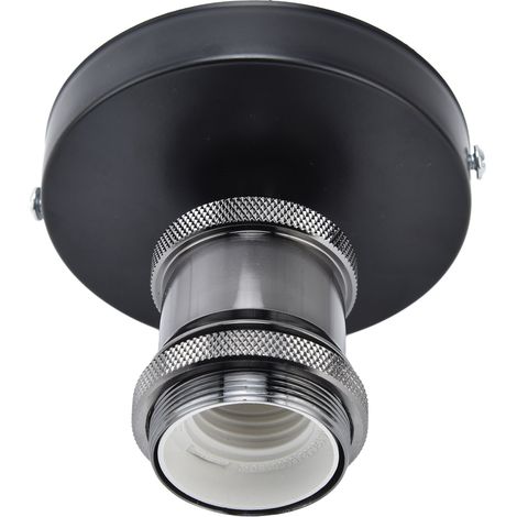 Douille de Lampe Vintage E27, Installation Facile, Utilisation Sûre, Large Utilisation, Matériau de Haute qualité avec Accessoire pour Cuisine, Chambre à Coucher, Salon, Douille (1/5)
