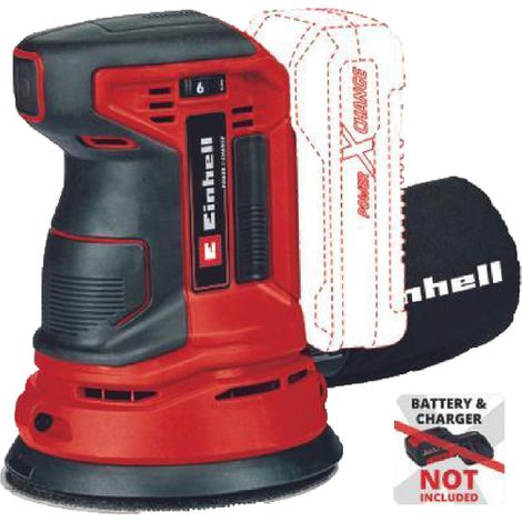 LEVIGATRICE ROTORBITALE A BATTERIA 'TE-RS 18 LI SOLO' 18V - platorello Ø 125 mm  - EINHELL